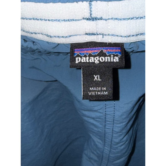 Men's Patagonia Baggies Shorts Blue Athletic Shorts size XL VINTAGE 4 in Inseam - Picture 9 of 10
